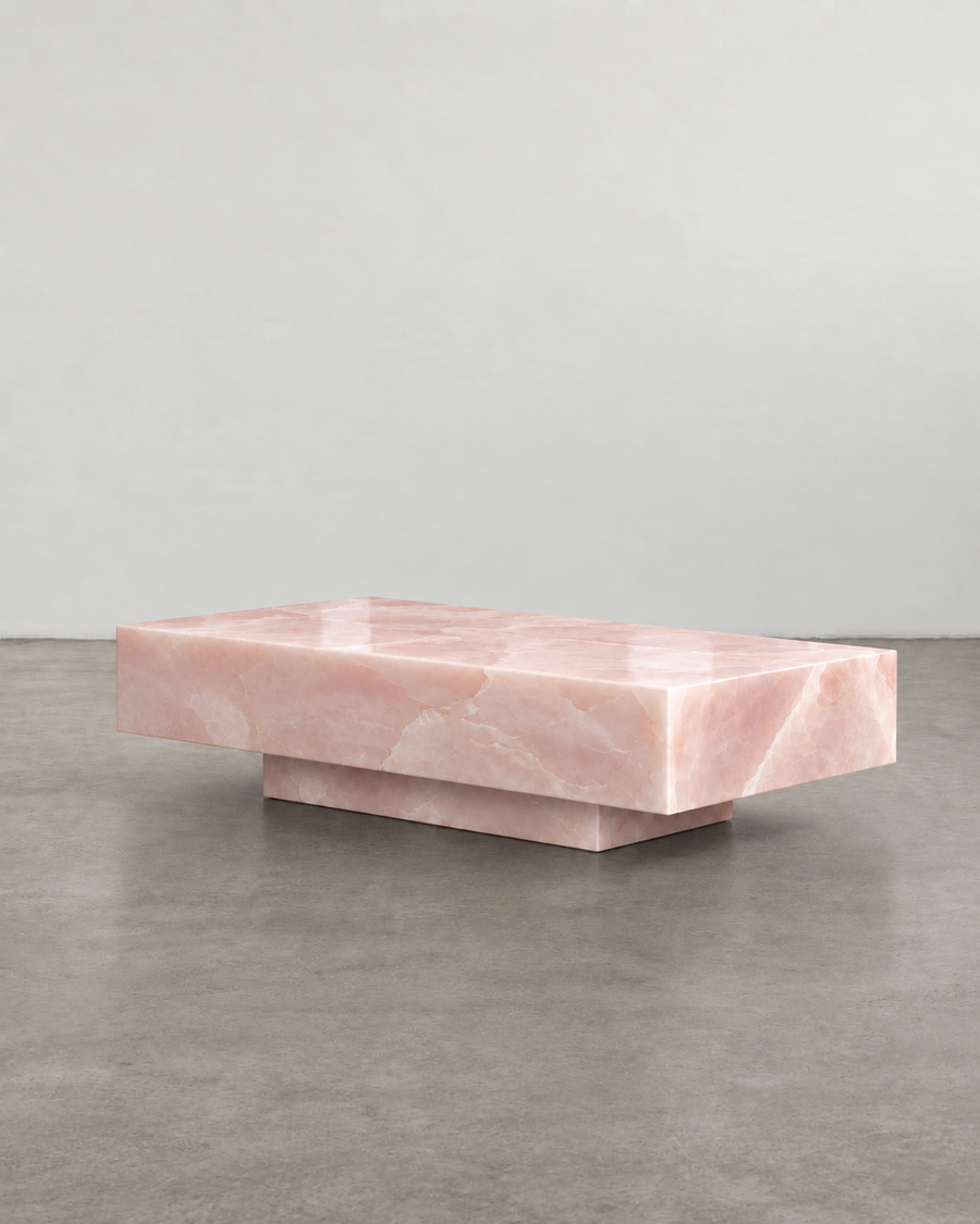 Stolik kawowy Ice Pink Onyx