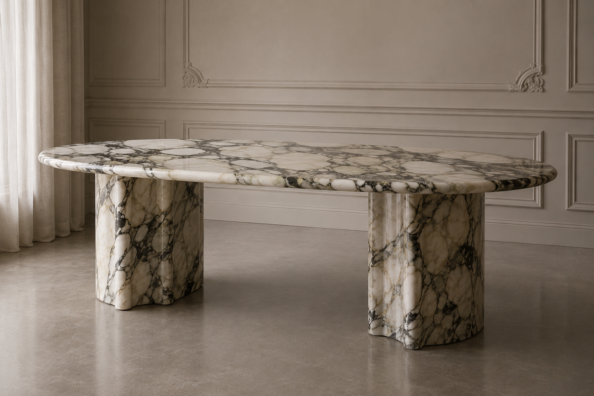 Monolith Breccia Capraia dining table