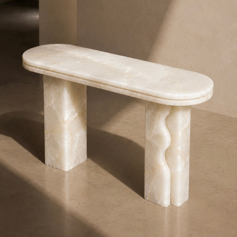 Konsola Contour White Onyx