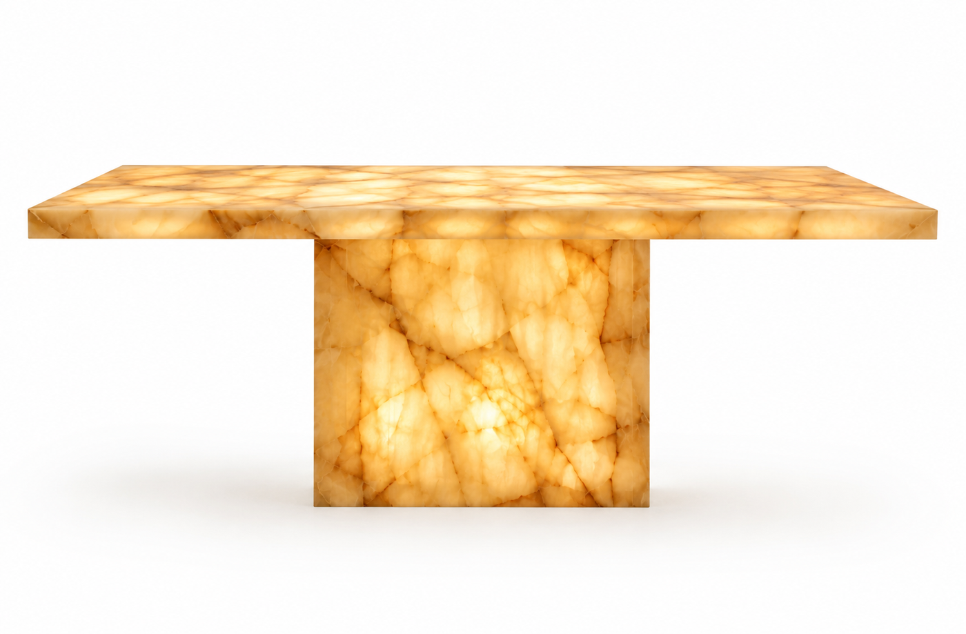 Stół jadalniany Monolith Honey Onyx