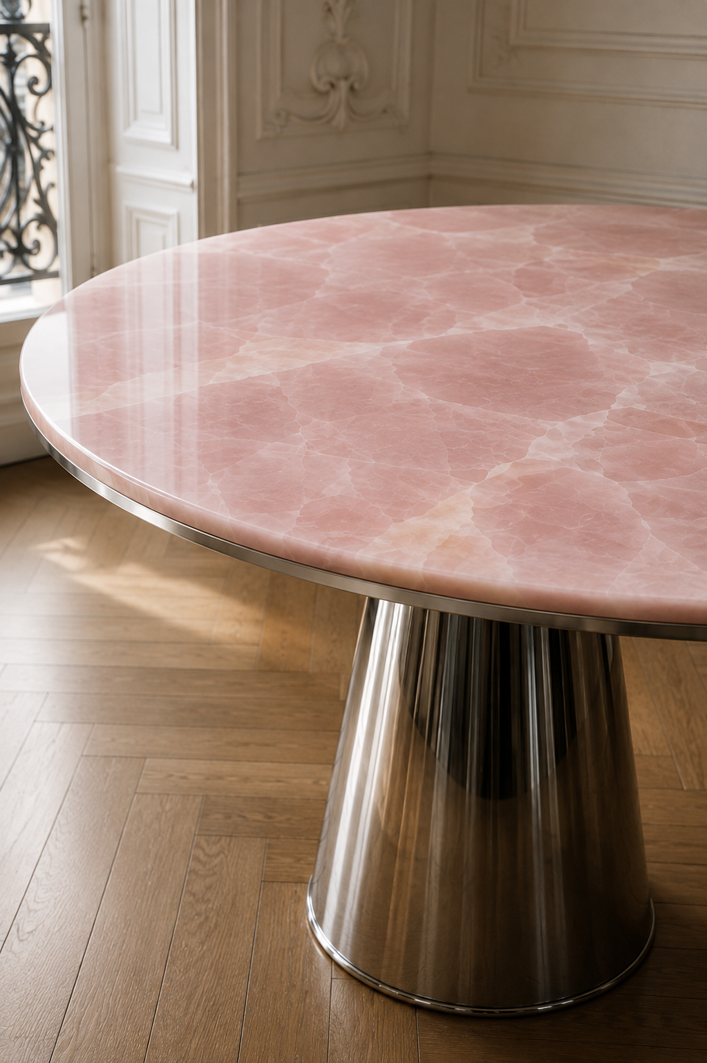 Stół jadalniany Veloce Pink Onyx