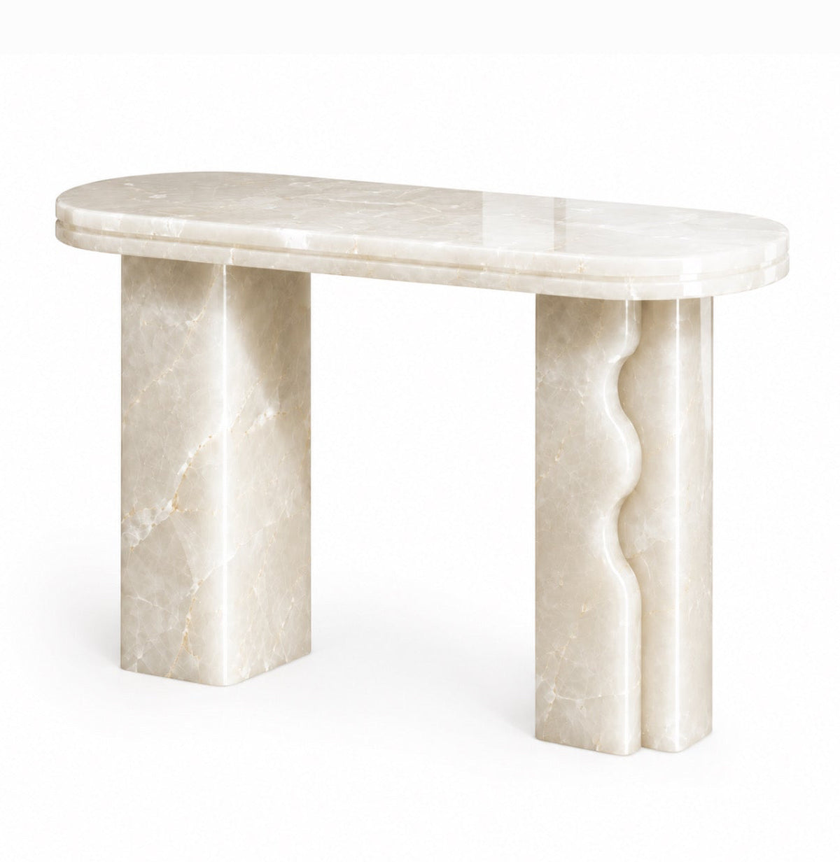 Konsola Contour White Onyx