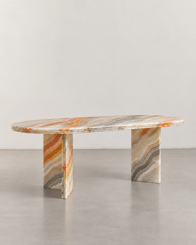 Stół jadalniany Sierra Rainbow Onyx