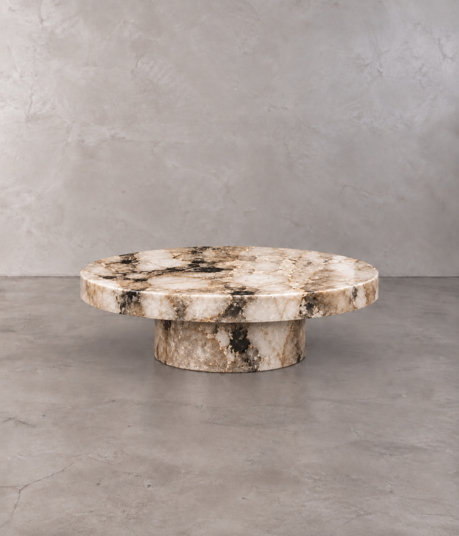 Plinth Patagonia round coffee table
