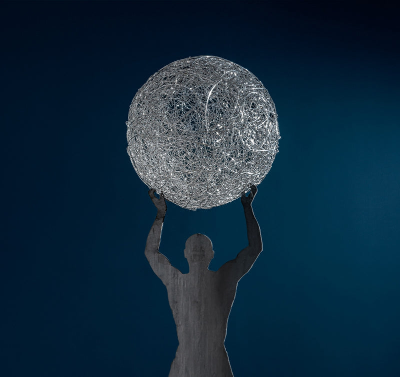Lampa ogrodowa Uomo della Luce XXL