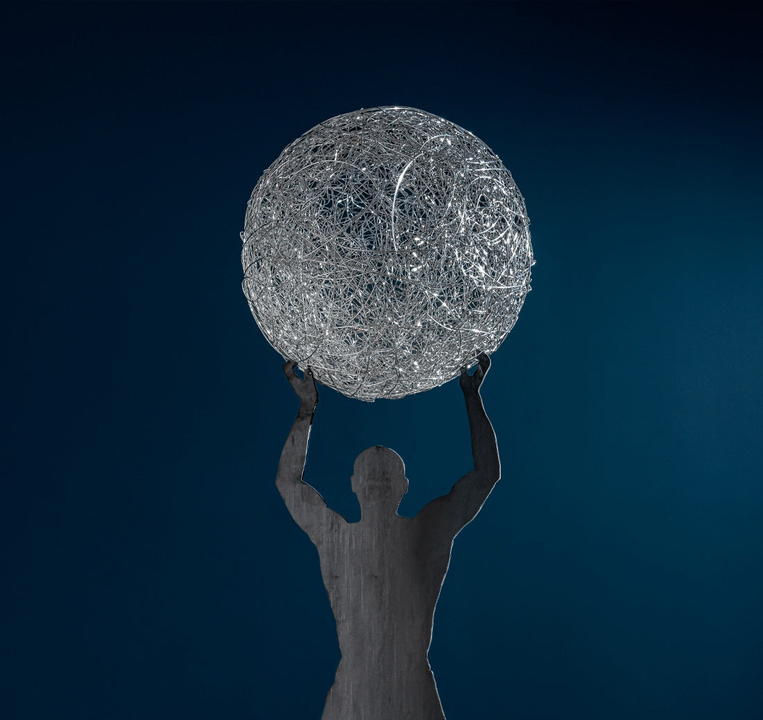 Lampa ogrodowa Uomo della Luce XXL