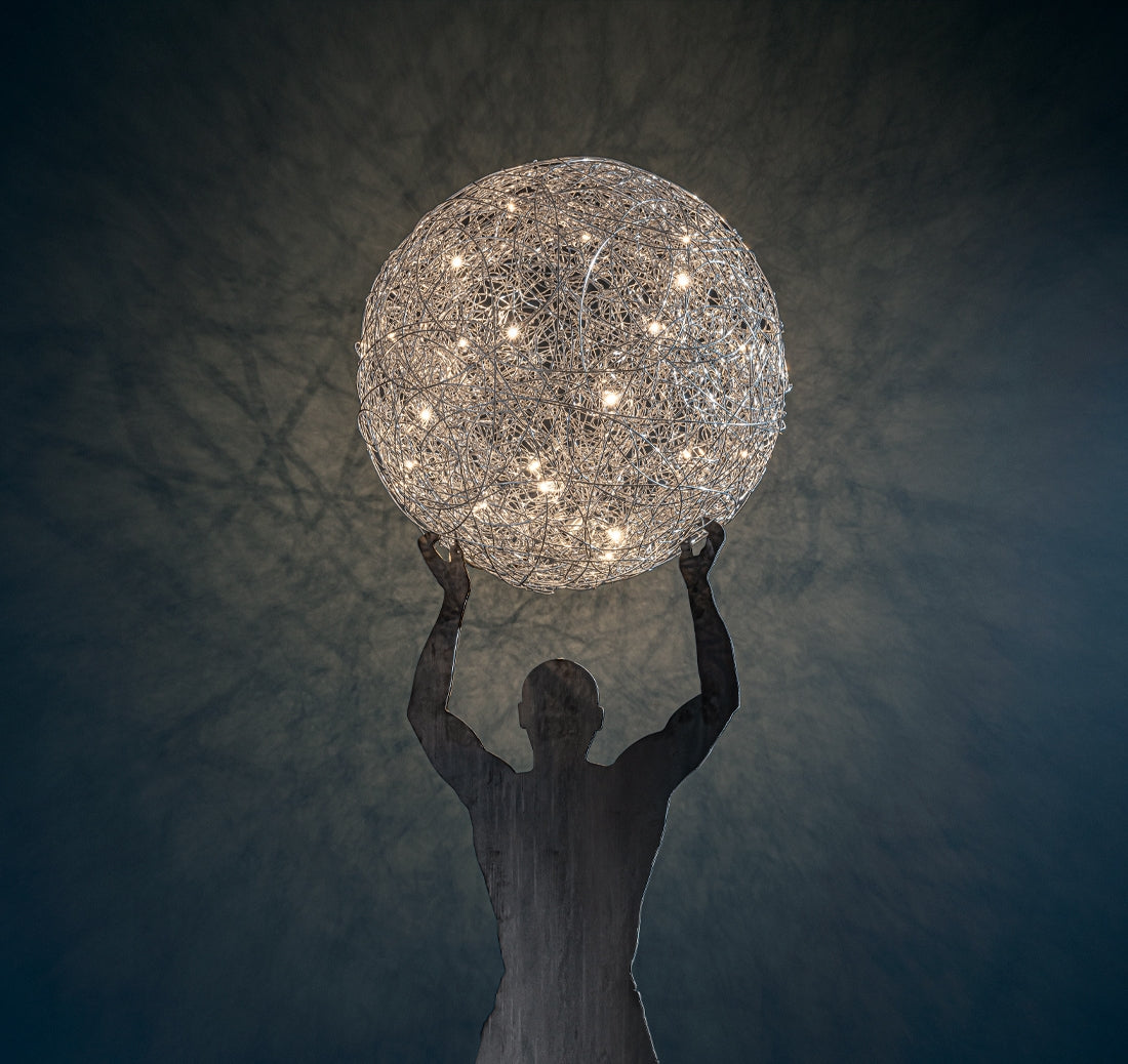 Lampa ogrodowa Uomo della Luce XXL
