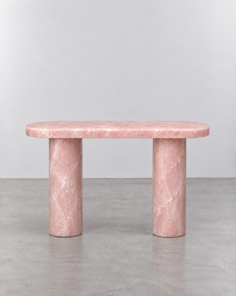 Pillar Pink Onyx Console