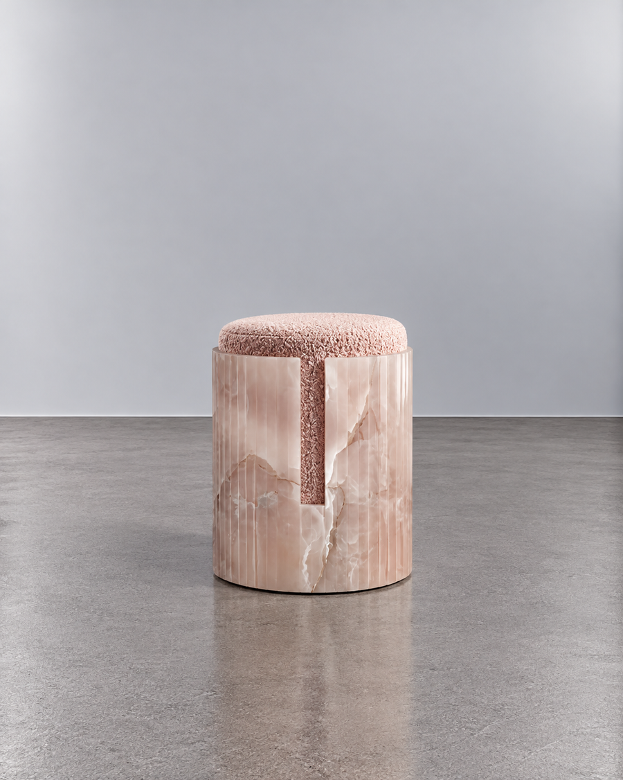 Puf Fiona Pink Onyx