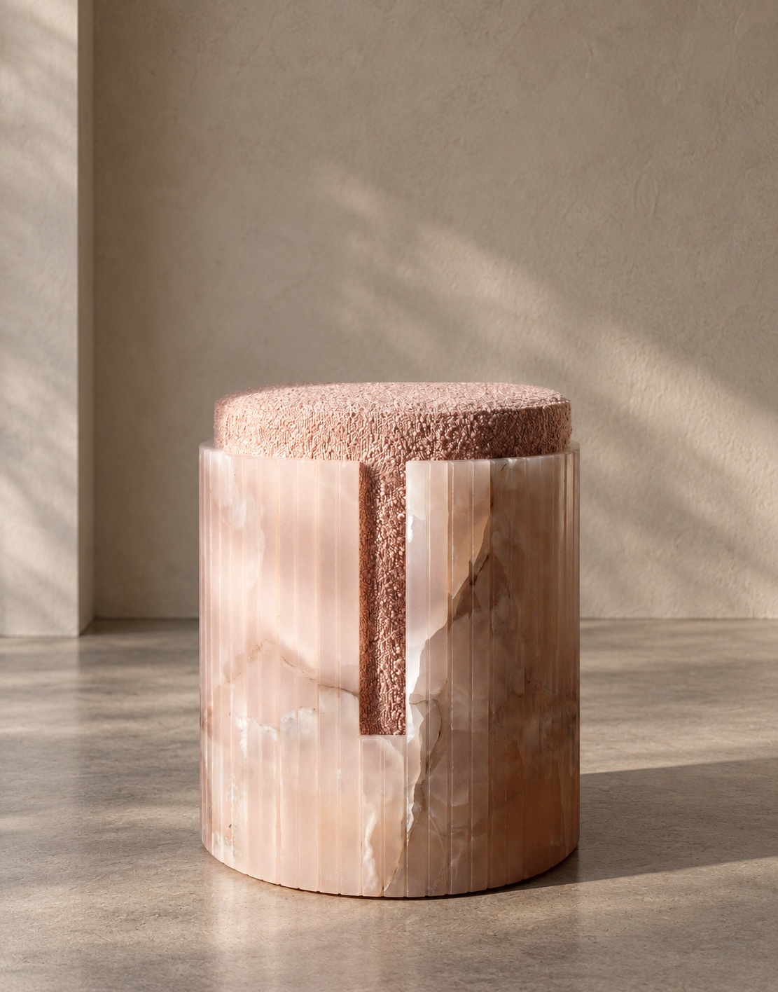 Puf Fiona Pink Onyx