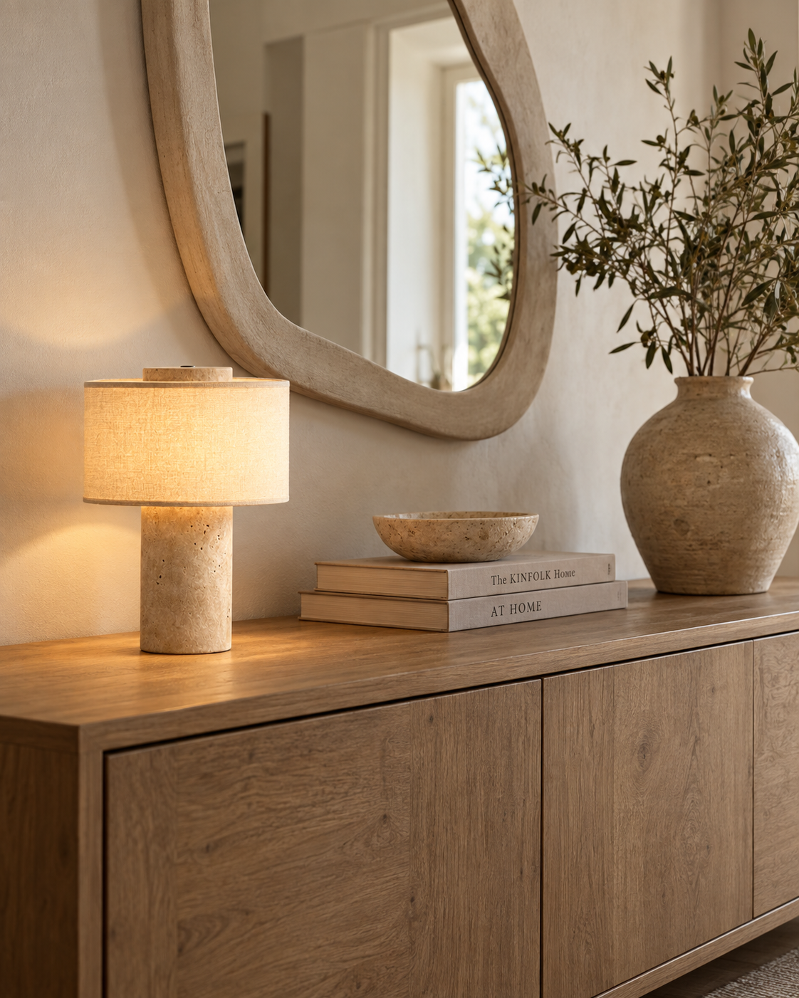 Lampa stołowa Merci Travertine