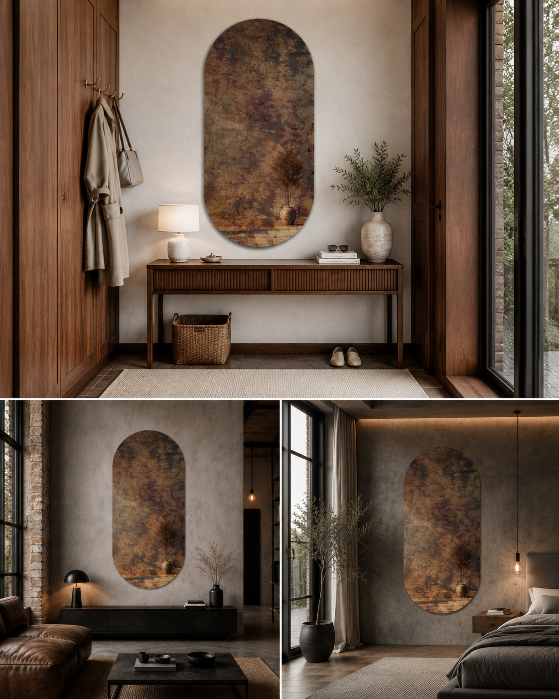 Bruna antique mirror